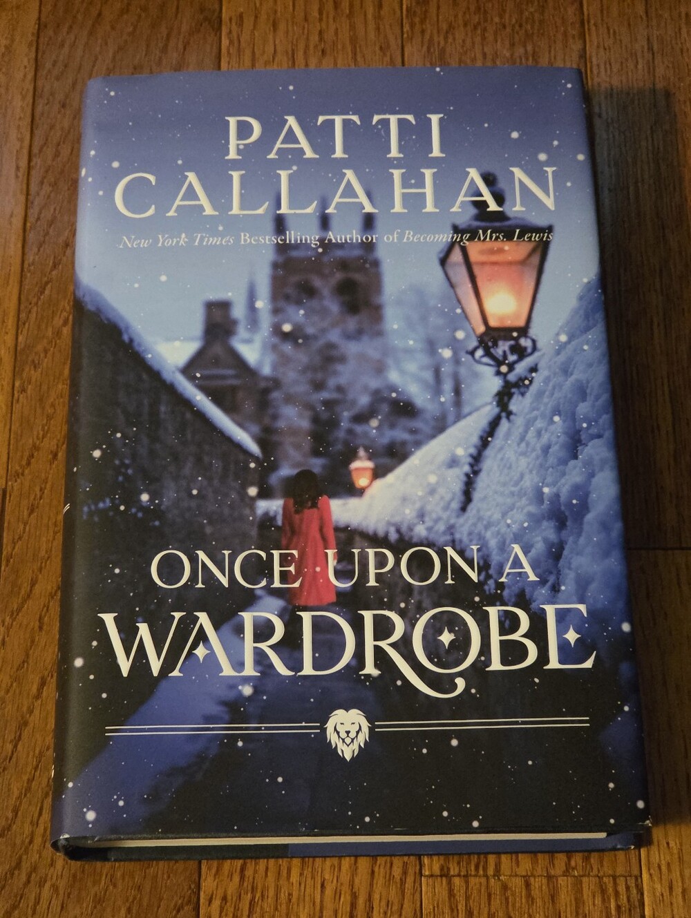 Patti Callahan Once Upon a Wardrobe - Blue Hardcover (Winter Cover)